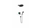 Zestaw podtynkowy Hansgrohe Vernis Blend 200, Pulsify S 1jet - czarny mat
