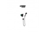 Zestaw natryskowy Hansgrohe Vernis Shape 230, podtynkowy, 2 wyjścia wody, czarny mat