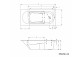 Wanna prostokątna 170x75cm Riho Lugo biała 170L- sanitbuy.pl