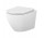 Zestaw Cersanit SET C502: Miska WC wisząca Cersanit Desse Pro Oval Tornado 36x49 cm z deską duroplastową Slim - biała