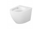 Zestaw Cersanit SET C947: Miska WC wisząca Cersanit Remo Pro Oval Tornado 36x51 cm z deską duroplastową Slim - biała