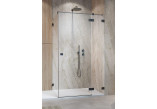 Drzwi kabiny Radaway Essenza Pro 6 Brushed GunMetal KDJ 80, prawe, 800x2000mm, szkło przejrzyste