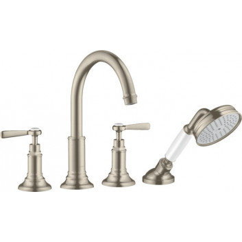 Bateria wannowa Axor Montreux 4-otworowa do montażu na brzegu wanny DN15, chrom, 16550000