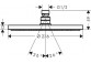 Deszczownica Hansgrohe Crometta S 240 1jet , okrągła, 240mm, 8,9 l/min, czarny mat