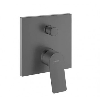 Bateria wannowa Hansgrohe Finoris, podtynkowa, jednouchwytowa, przełącznik ciśnieniowy, chrom