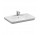 Umywalka nablatowa Vitra Sento Compact 78x48,5 cm, z otworem na baterie - biała