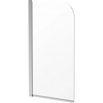 Ścianka prysznicowa Deante Prozma walk-in 80x195 cm - szkło transparentne, profil stal szczotkowana