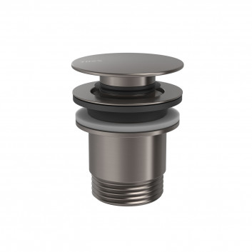 Odpływ umywalkowy Tres, click-clack, 63mm, 24-K złoto matowe