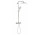 System prysznicowy Grohe Rainshower SmartActive 310, natynkowy, bateria termostatyczna, 2 wyjścia wody, deszczownica okrągła, Stal Szczotkowana