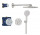 Zestaw prysznicowy podtynkowy Grohe Grohterm SmartControl Rainshower 310 SmartActive , Stal Szczotkowana
