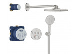 Zestaw prysznicowy podtynkowy Grohe Grohterm SmartControl Rainshower 310 SmartActive , Stal Szczotkowana