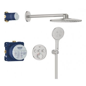 Zestaw prysznicowy Grohe Grohterm SmartControl Rainshower 310 SmartActive Cube, chrom