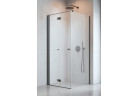 Drzwi prysznicowe Radaway Nes 6 KDJ B, lewe, 900x2000mm, gunmetal