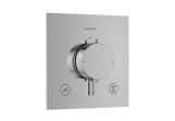 Bateria termostatyczna Hansgrohe Ecostat E do 2 odbiorników, podtynkowa, element zewnętrzny - chrom