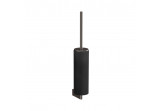 Szczotka wc Gessi Habito Accessories, ścienna - Black Metal Brushed PVD