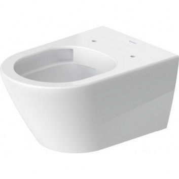 Miska toaletowa wisząca Duravit D-Neo Rimless, 54x37cm, bez rantu spłukującego, mocowanie Durafix, 4,5 l, UWL klasa 1 - biała półmatowa