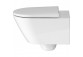 Miska toaletowa wisząca Duravit D-Neo Rimless, 54x37cm, bez rantu spłukującego, mocowanie Durafix, 4,5 l, UWL klasa 1 - biała półmatowa