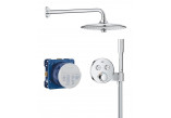 Zestaw prysznicowy podtynkowy Grohe Grohterm SmartControl Rainshower 310 SmartActive , Stal Szczotkowana