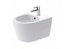 Bidet wiszący Duravit ME by Starck 37x48 cm z przelewem, z otworem na baterię, DuraShield - biały