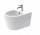 Bidet wiszący Duravit ME by Starck 37x48 cm z przelewem, z otworem na baterię, DuraShield - biały