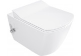 Miska WC Deante Blur 52,5 x 37,2 cm, z funkcją bidetu, z baterią mieszaczową - biały