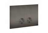 Przycisk spłukujący Gessi, dla stelaży Sigma 8 i 12 - Black Metal Brushed PVD