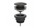 Korek umywalkowy 1 1/4” „Stop&Go”, Gessi - 707, Black Metal Brushed PVD
