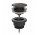 Korek umywalkowy 1 1/4” „Stop&Go”, Gessi - 707, Black Metal Brushed PVD