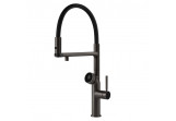 Gessi - Bateria kuchenna półprofesjonalna VITA 60722 z modułem wody zimnej - Black Metal Brushed PVD