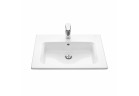 Umywalka meblowa Roca Gap 60 x 46 cm slim (do kompletacji z kolekcją Gap Pro), z otworem na beterie - biała