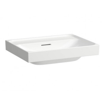 Umywalka ścienna Laufen Pro S 55 x 38 cm, biała, otwór na baterię pośrodku, szlifowany spód