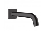 Bateria umywalkowa Hansgrohe Vernis Shape jednouchwytowa, z wylewką 20,7 cm, ścienna, podtynkowa - czarny mat