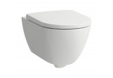 Miska WC Laufen Pro X wisząca, 36 x 54 cm, Silent Flush Rimless, EasyFit 3.0 - biała