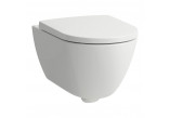 Miska WC Laufen Pro X wisząca, 36 x 54 cm, Silent Flush Rimless, EasyFit 3.0 - biała