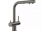 Bateria kuchenna Blanco FONTAS-S II, z wyciąganą wylewką - satin dark steel