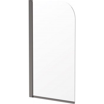 Ścianka prysznicowa Deante Prozma walk-in 80x195 cm - szkło transparentne, profil stal szczotkowana