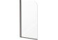 Ścianka prysznicowa Deante Prozma walk-in 80x195 cm - szkło transparentne, profil stal szczotkowana