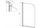 Ścianka prysznicowa Deante Prozma walk-in 80x195 cm - szkło transparentne, profil stal szczotkowana