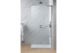 ścianka prysznicowa walk-in Radaway Modo SL Brushed Gunmetal  II 120 prawa, szkło przejrzyste, profil gunmetal