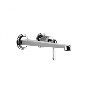 Bateria umywalkowa 2-otworowa Gessi Venti20, podtynkowa, wylewka 210mm, chrom