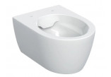Geberit iCon 49 x 35,5 cm - toaleta ścienna, bez kołnierza, biały połysk, KeraTect