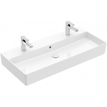 Umywalka Villeroy&Boch Memento 2.0 prostokątna 50x42cm, z przelewem - biała