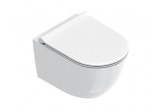 Zestaw Catalano miska WC Sfera 35x50 cm wisząca, Silentech z nowym mocowaniem, tzw. up-fix w komplecie z deską wolnoopadającą i mocowaniami