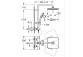 System wannowo-prysznicowy Grohe Tempesta System 250 Cube z termostatem do montażu ściennego, z deszczownicą kwadratową 25 cm - chrom