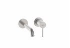 Bateria umywalkowa Roca Ona jednouchwytowa dwuotworowa podtynkowa - inox