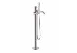 Bateria wolnostojąca Roca Ona z zestawem natryskowym - inox