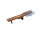 Odpływ liniowy Besco Virgo Copper Duo 70 cm