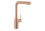Bateria kuchenna Grohe Essence jednouchwytowa, z wyciąganą wylewką - miedź (Brushed Warm Sunset)