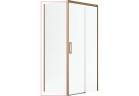 Ścianka boczna S1 Radaway Idea KDJ 80x200 cm, lewa - szkło przejrzyste, profil miedź szczotkowana