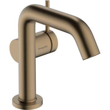 Jednouchwytowa bateria umywalkowa 110 bez kompletu odpływowego, Hansgrohe Tecturis S - Brąz Szczotkowany